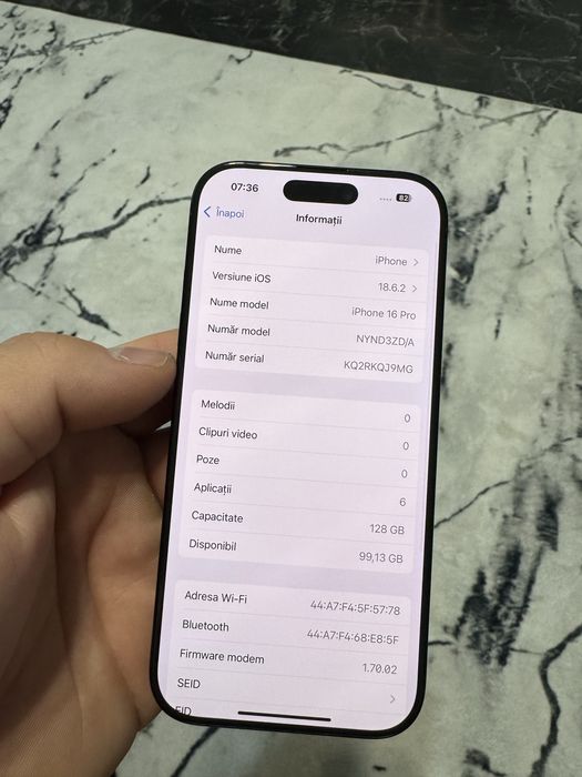 Iphone 16 pro 128gb nou