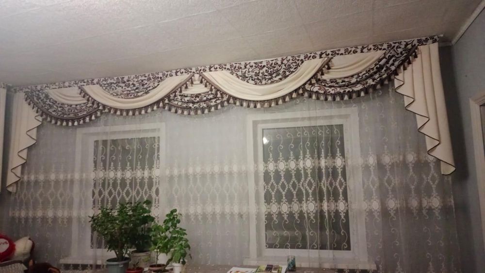 Продам тюль с ламприкенами
