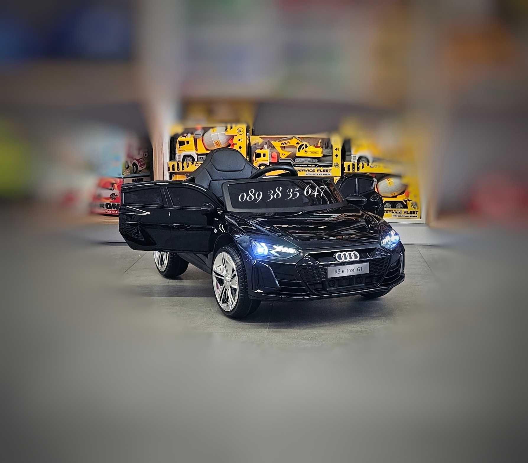 ТОП ЦЕНА!НОВО!Акумулаторна кола AUDI RS E-TRON GT с 12V,EVA гуми,USB