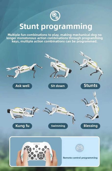 Интелигентен робот куче с дистанционно управление