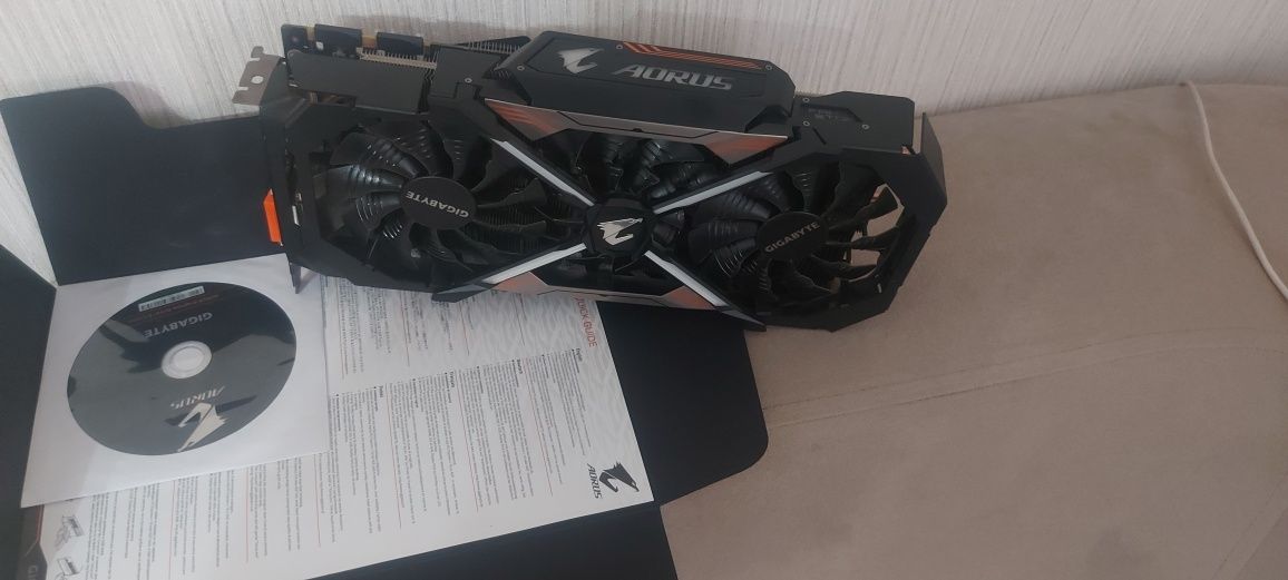 Видеокарта GeForce gtx 1070 8g aorus