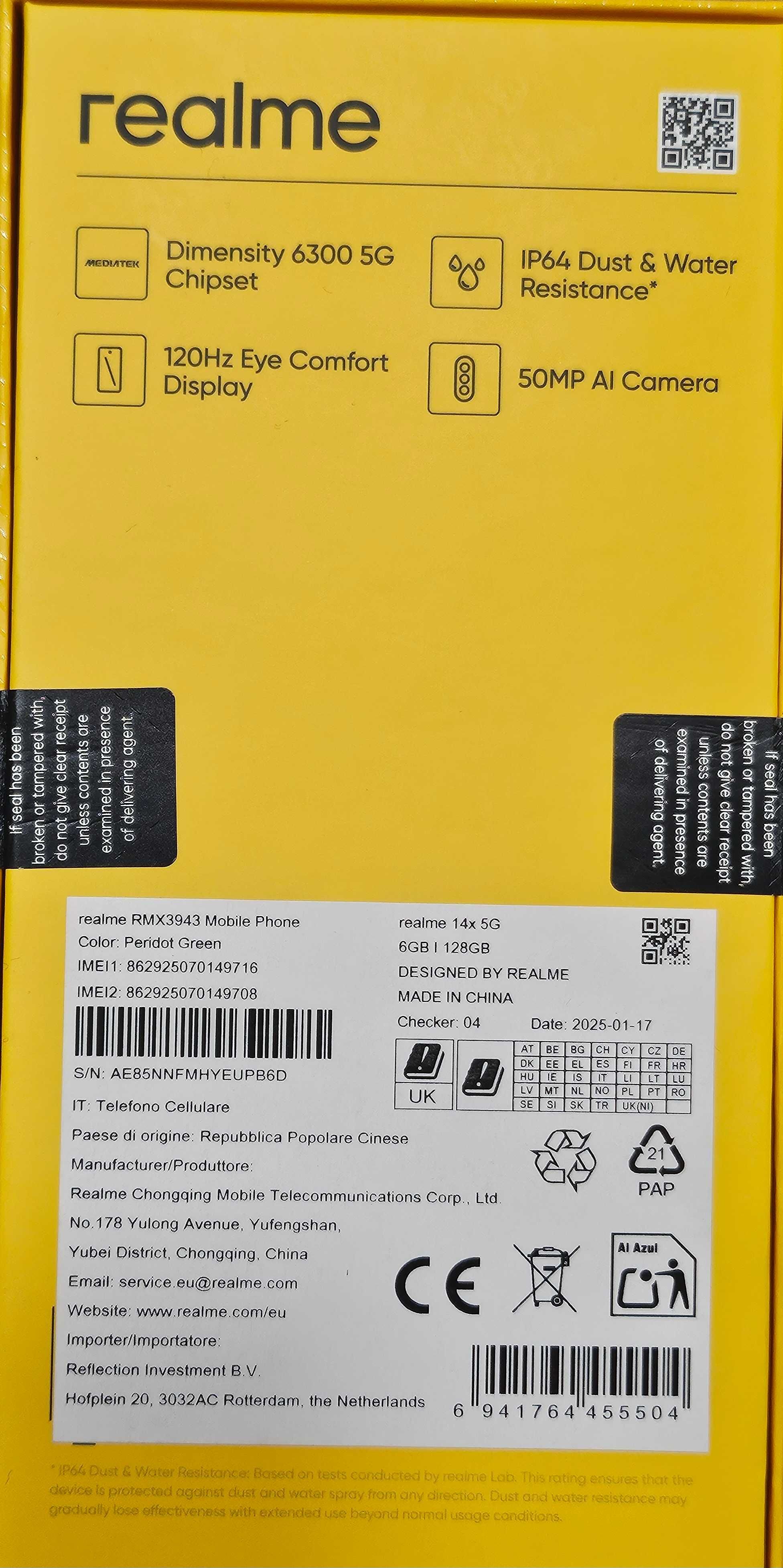Нов GSM realme 14x