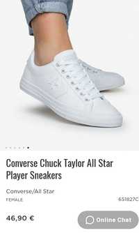 Converse albi, noi, 38