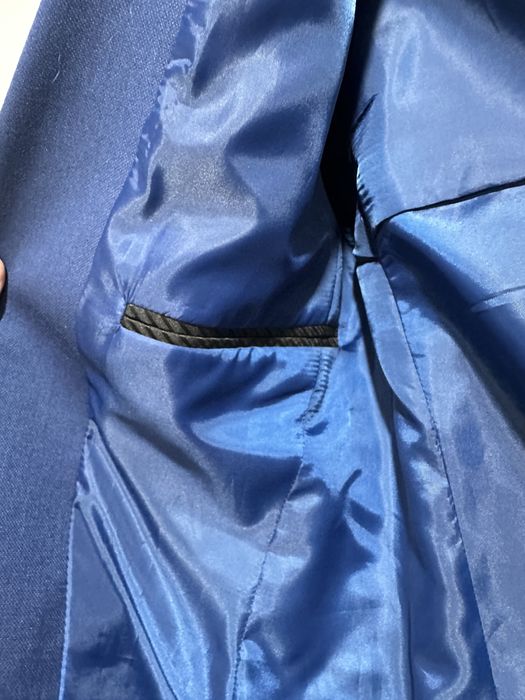 Sacou barbati albastru