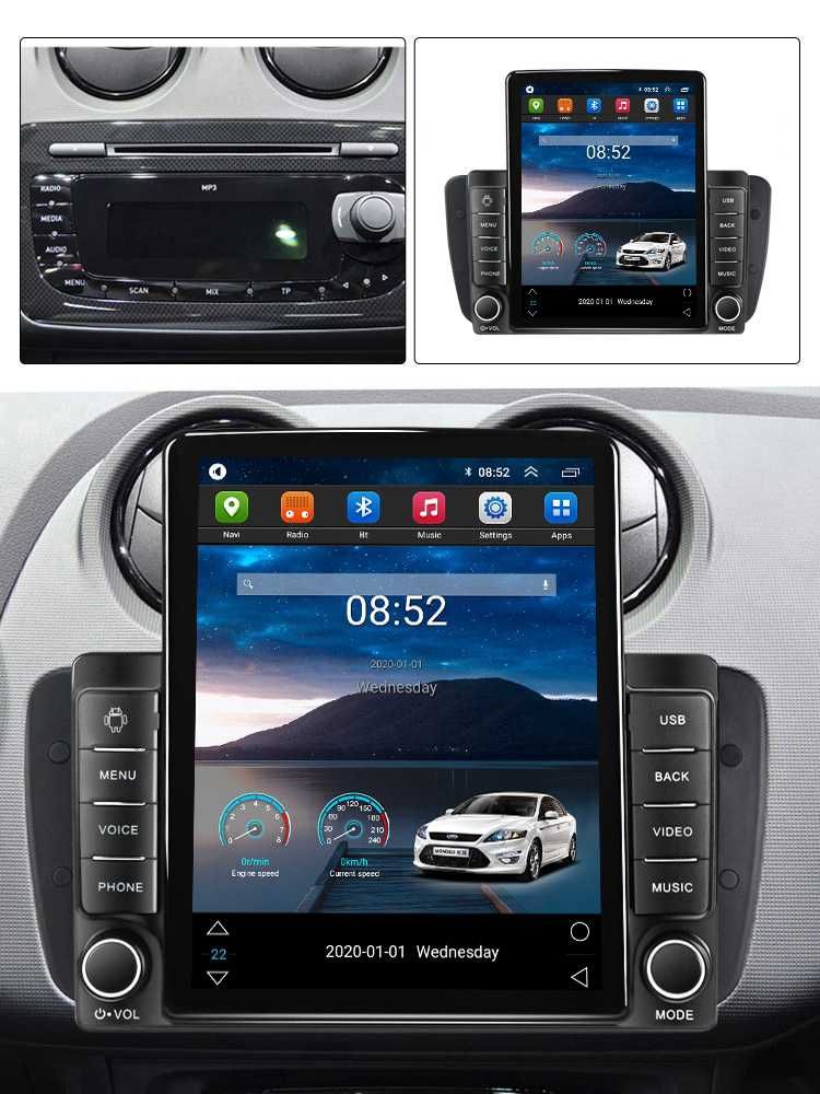 Navigatie Seat Ibiza 2009-2013,Tesla Style,Android, 2+32GB ROM,10inch