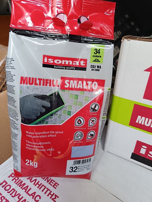 Фугираща смес ISOMAT SMALTO, Син цвят (mikonos)