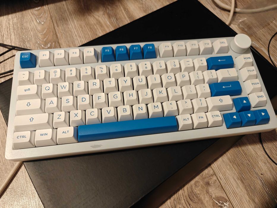 Tastatura Akko PC75B Plus blue on white