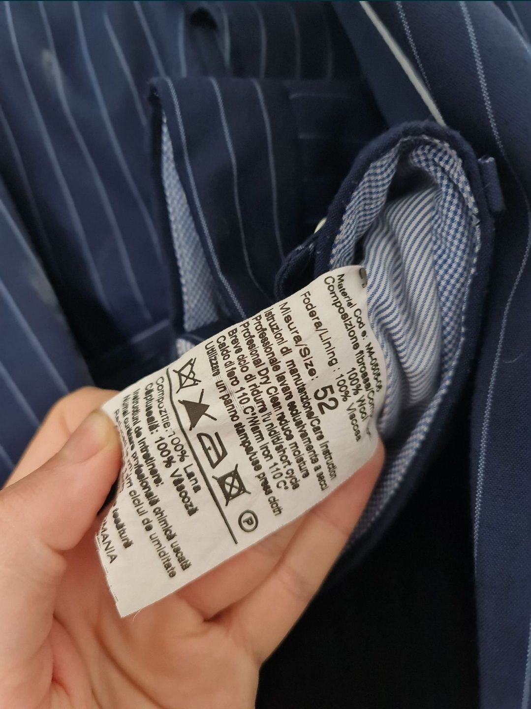 Costum Alberto Dobre Business marime 50/52 Impecabil,lana 100%,Double