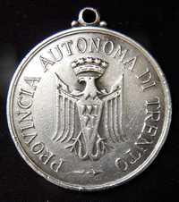 Сребърен медал на провинция Тренто-Италия от 1968 год.