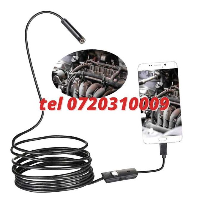Camera Endoscop Inspectie Android  Usb 6 Led Ir Subacvatica Hd72