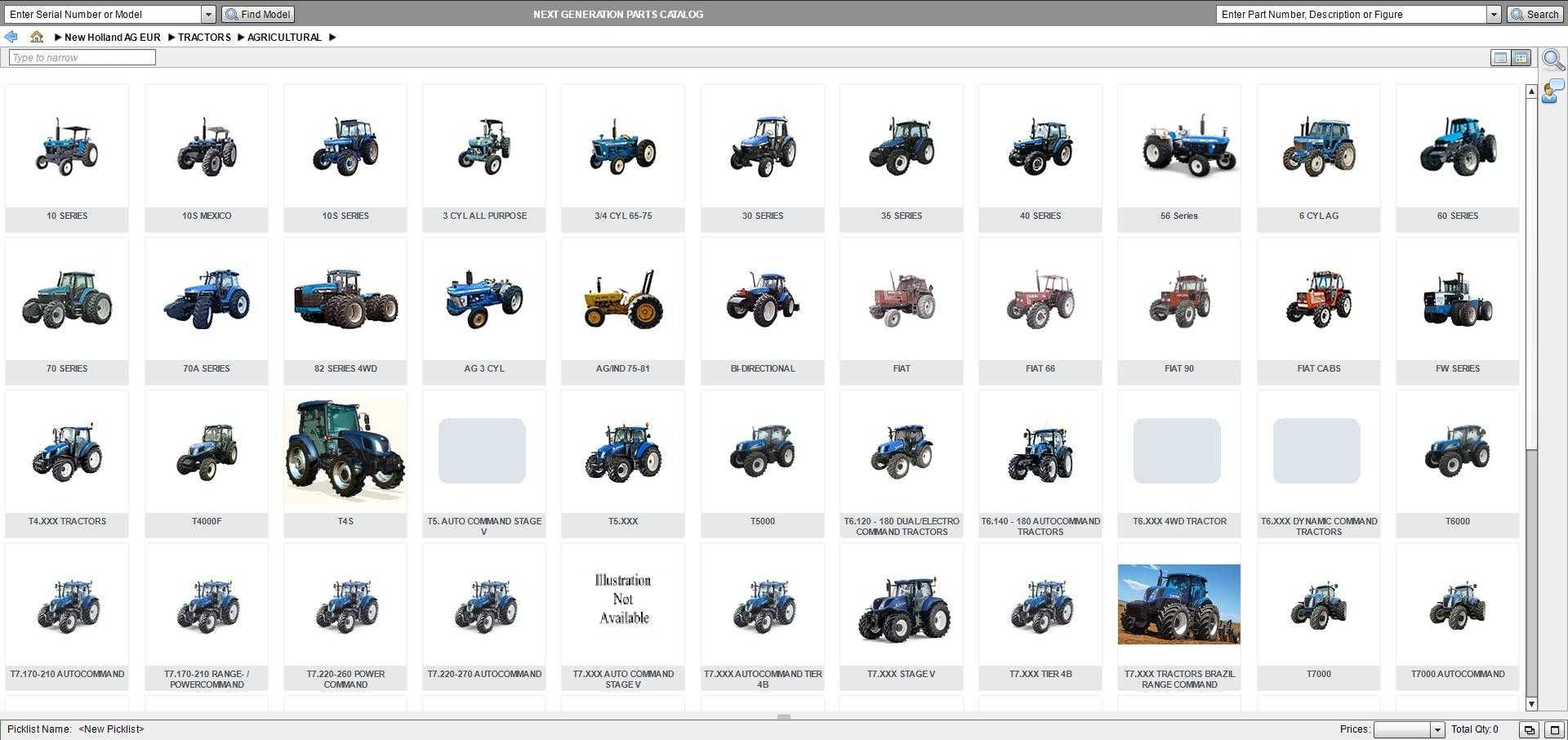 New Holland Agricultural Europe 2020 - Catalog de piese