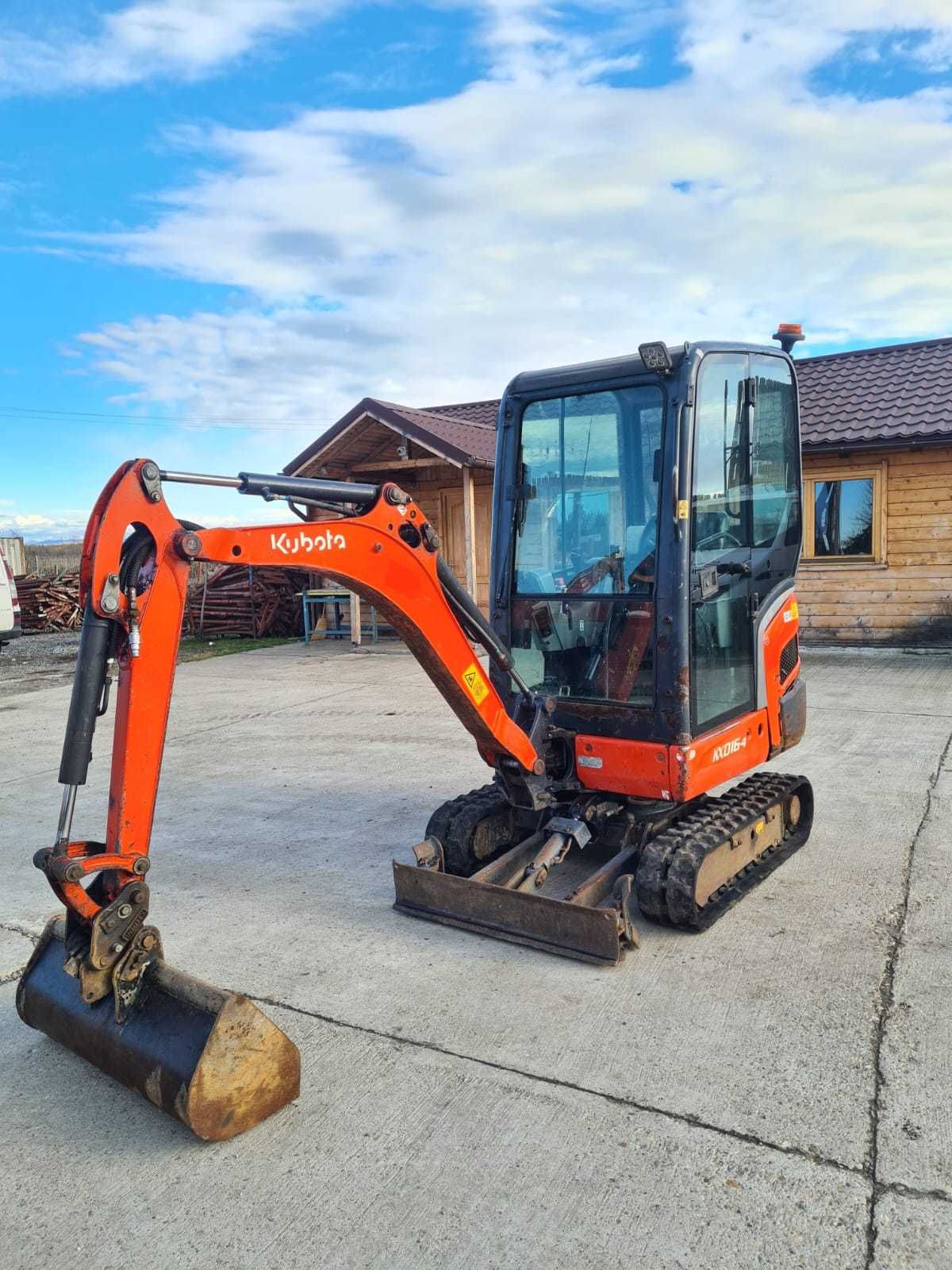 Miniexcavator Kubota KX016-4 , an 2015