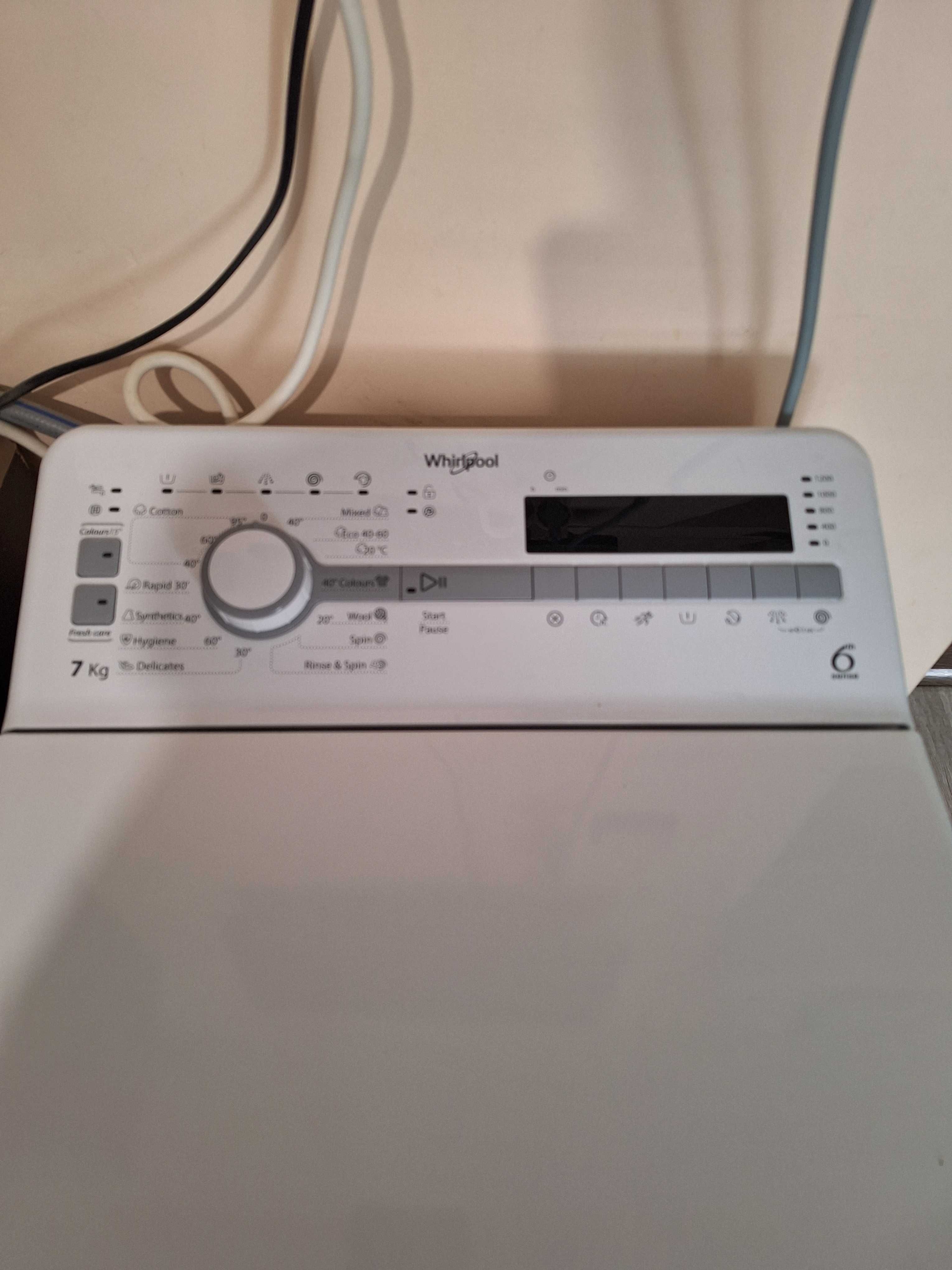 Пералня с горно зареждане Whirlpool: 7,0 кг - TDLR 7220SS EU/N