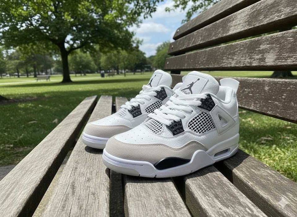 Adidasi Jordan 4 Retro Military Black - Adidasi Unisex