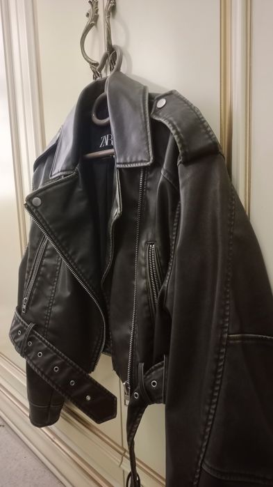 Куртка кожаная Zara