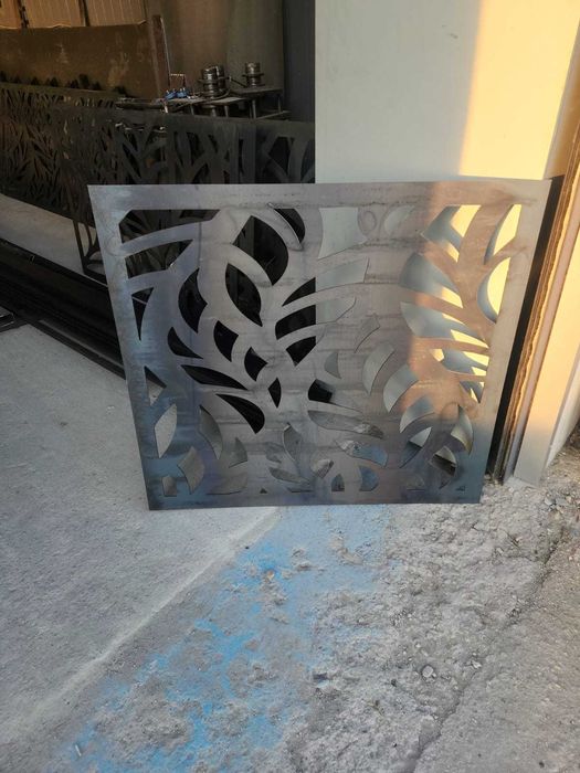 Debitare cu laser CNC, traforaj tabla, garduri, scari, panouri, flanse