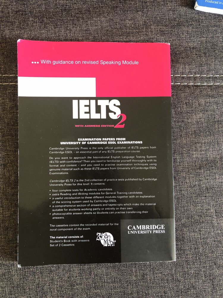 2 IELTS english with books with answers  + 1 cadou