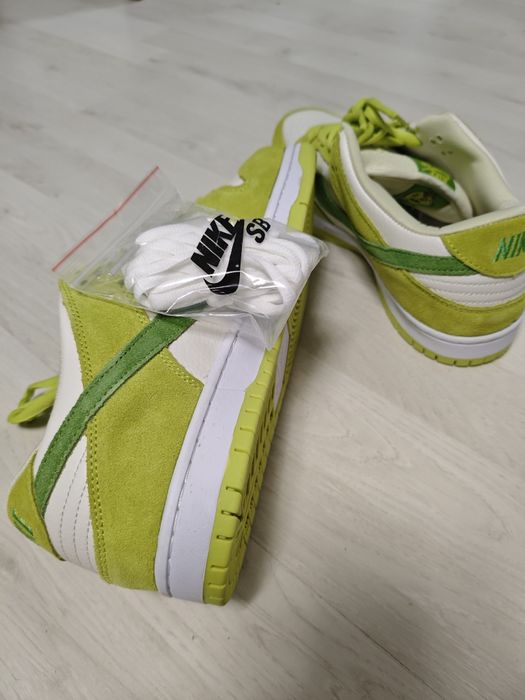 Adidasi Nike SB Dunk Low Green Apple