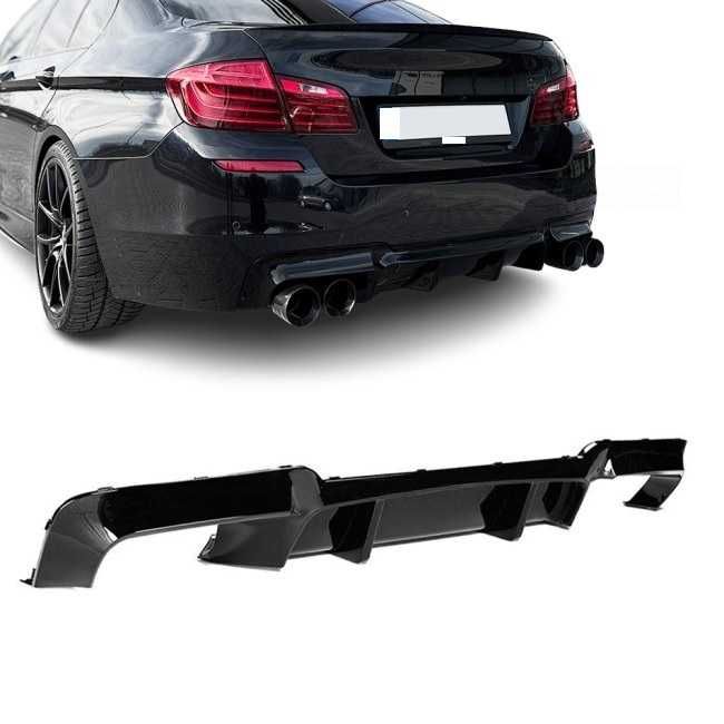 Difuzor M5 Competition Prelungire Bara Spate M BMW F10 F11, Negru Luci