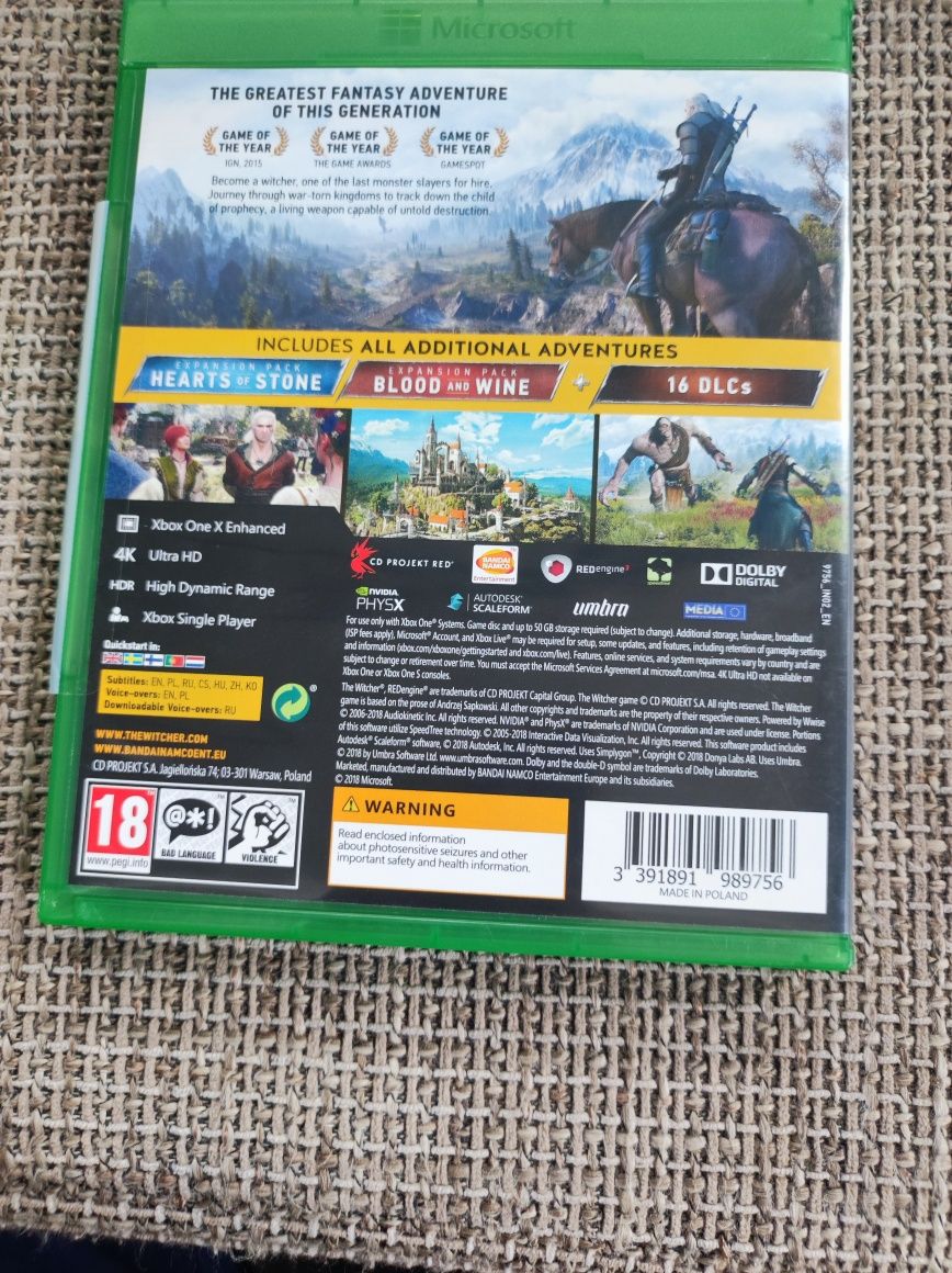 The Witcher III Xbox One