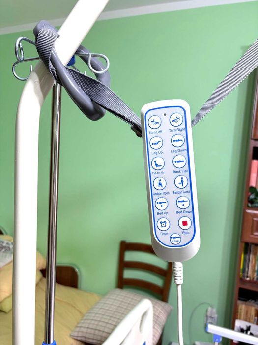 Pat electric rabatabil cu saltea multibed folosit doar 1 lună