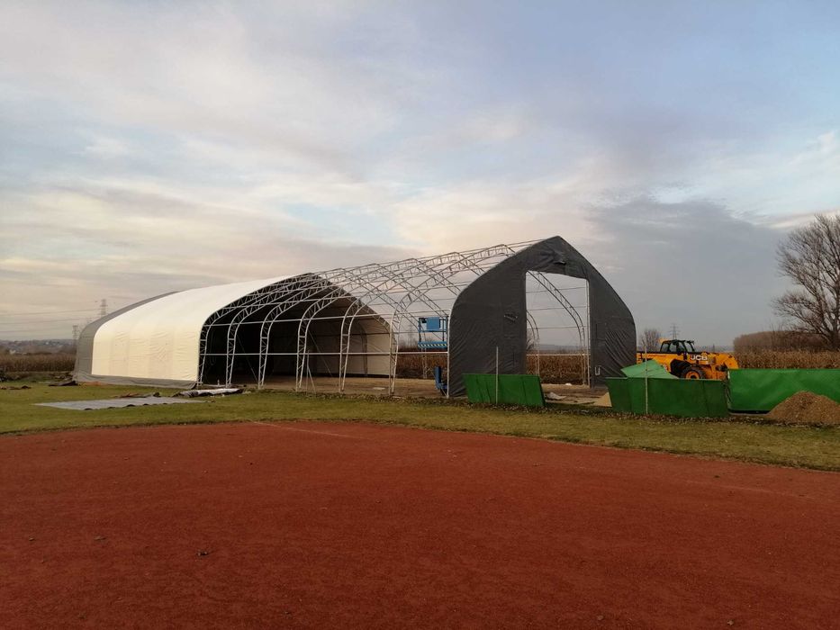 Hale metalice, Hala din fier zincat