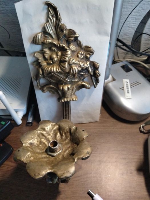 Подсвечник.медный,старинный