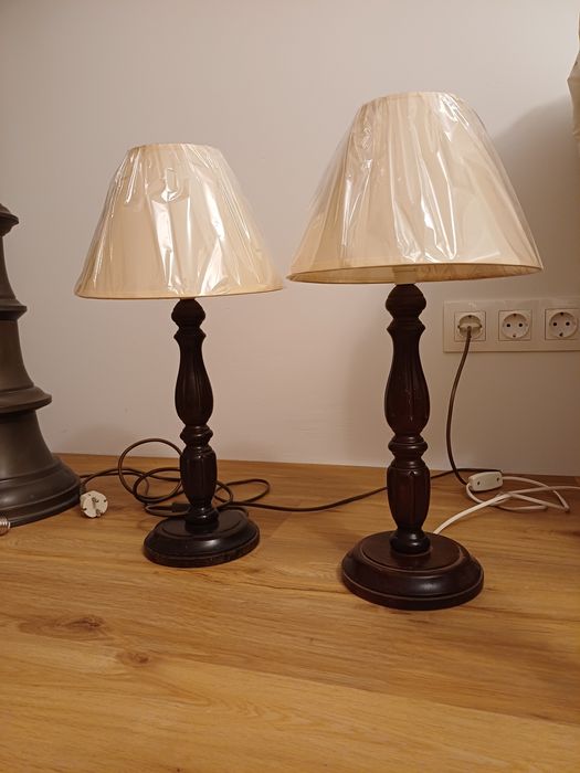 Accesorii decorațiuni lot lumina vintage colectie lemn Anglia 1950