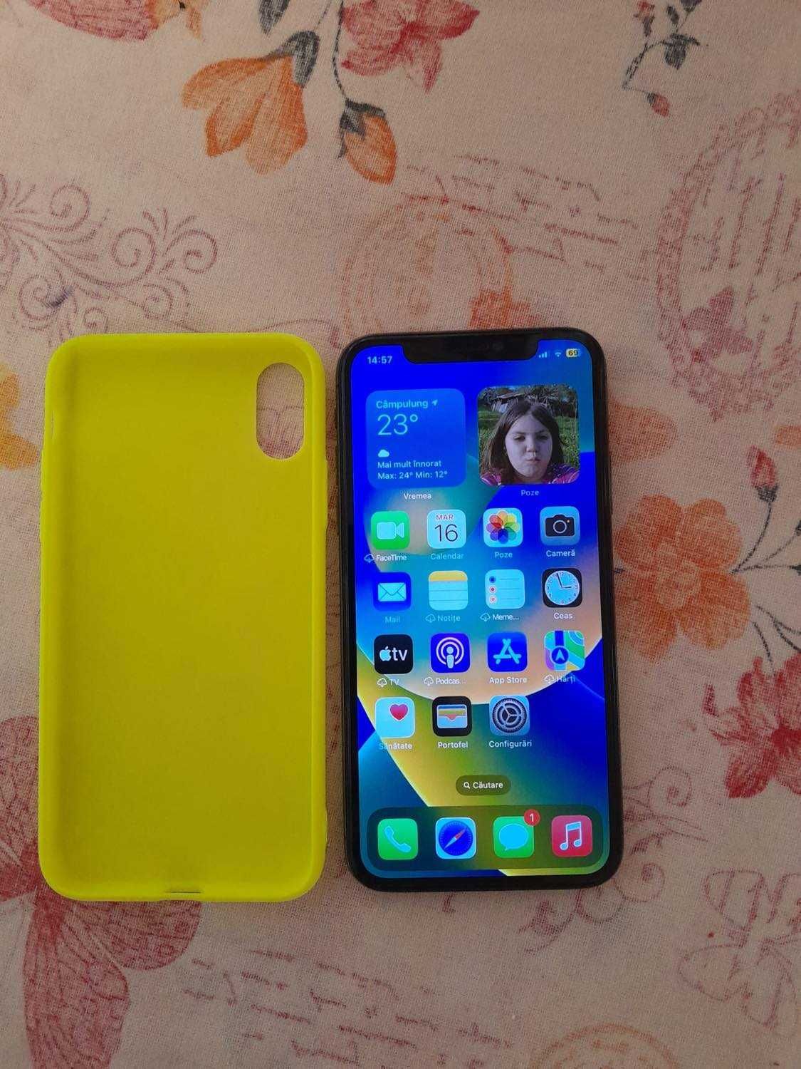 Iphone x, 64 Gb, 100% baterie