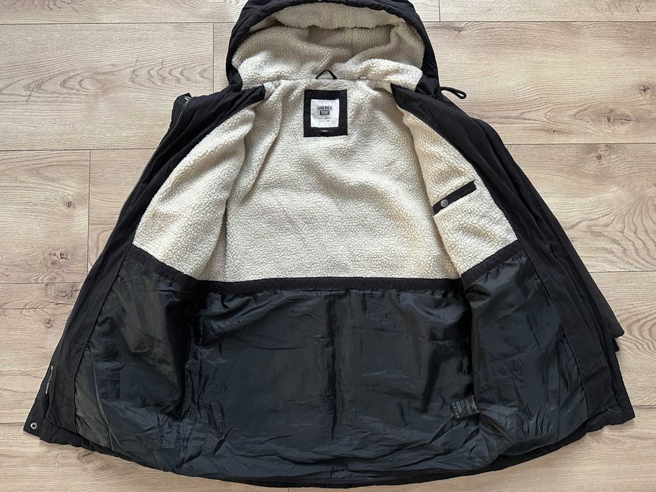 Geaca Parka AMERICA TODAY Umplutura Pene Negru Barbati | Marime L