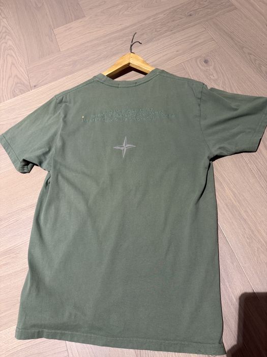 Tricou stone island verde barbati marimea M slim