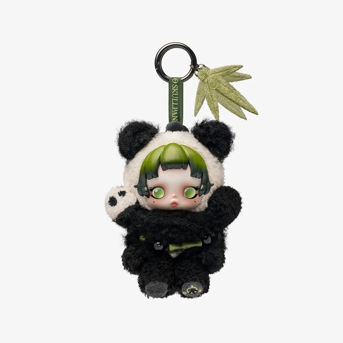 SKULLPANDA Lazy Panda Plush Doll Pendant - POP MART, 100% AUTHENTIC