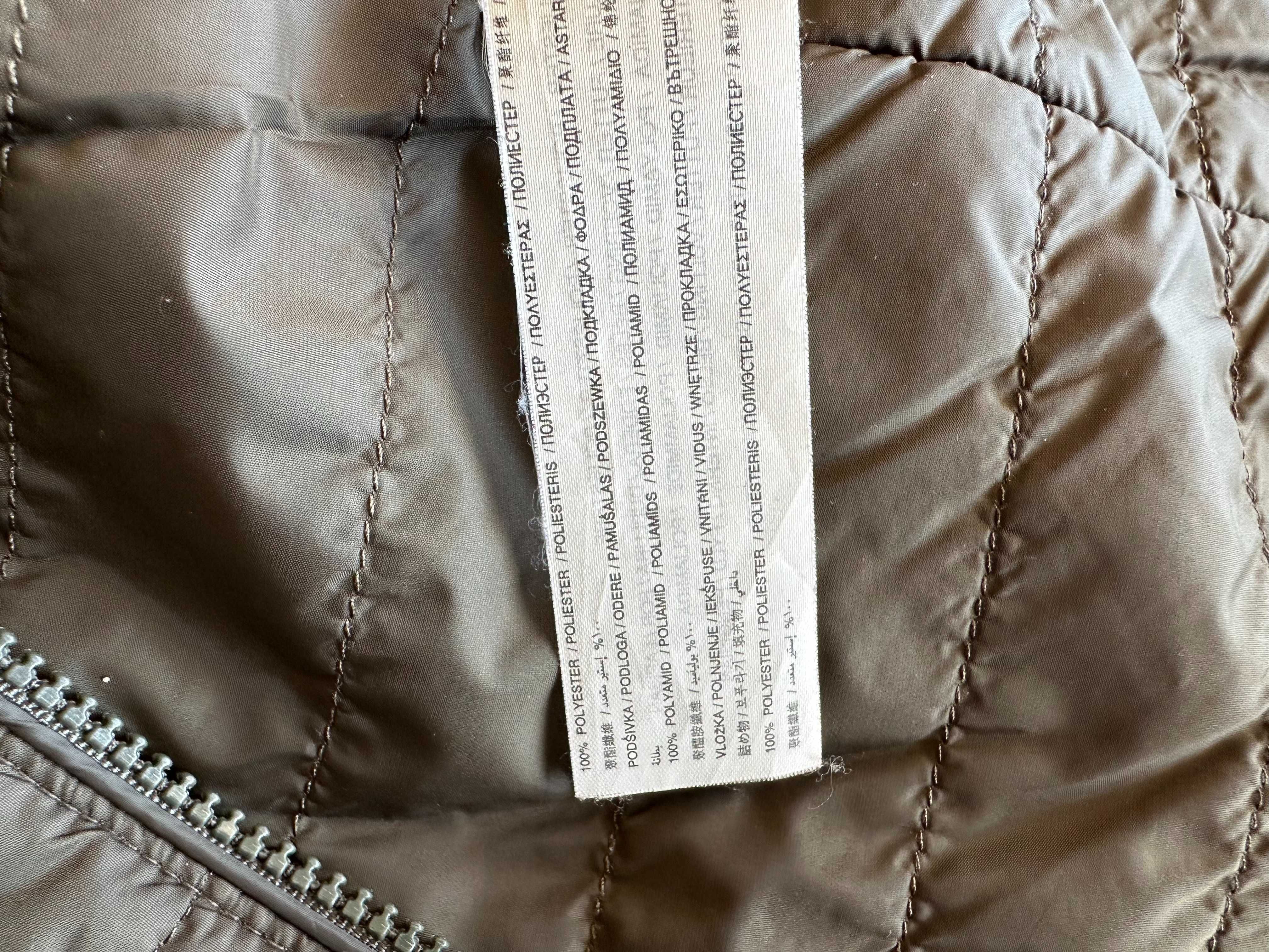geaca Mango, marime S/M, verde inchis-khaki, water repellent