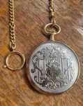 Ceas de buzunar Festina placat cu aur original
