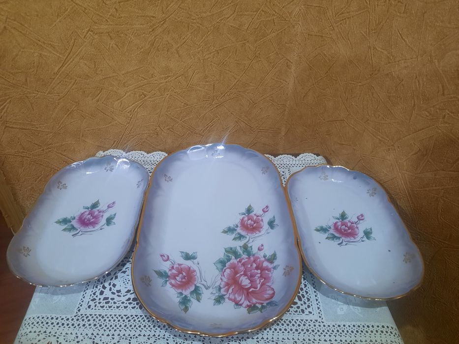 Абсолютно новые сервировочные блюда, Синельниковский ФЗ, размеры: 1шт-