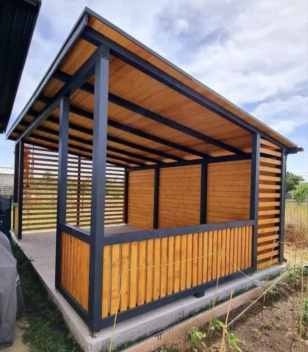 Terase din lemn -foișoare la comanda -pergole modele moderne -leagăne