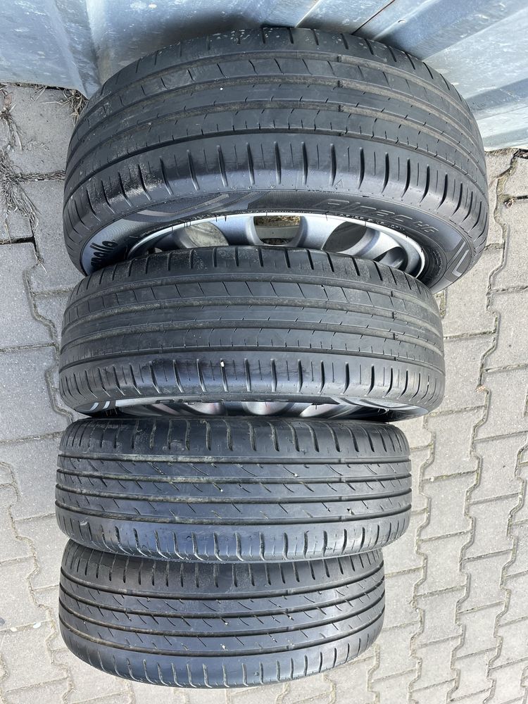 Jante aliaj 5x112mm, anvelope vara 185/55 R15, Mercedes clasa A, W168