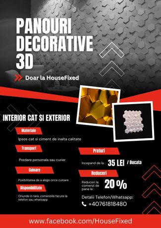 Panouri Decorative 3D