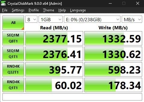 ADATA XPG SX6000 Pro 256GB
