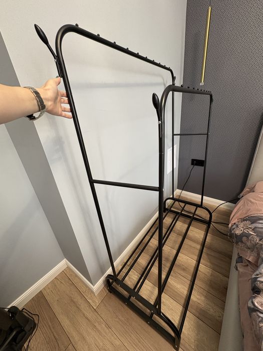 Вешалка рейл для одежды металл