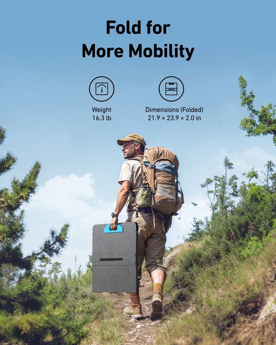 Panou solar portabil 200W Anker Solix PS200, in garanție.