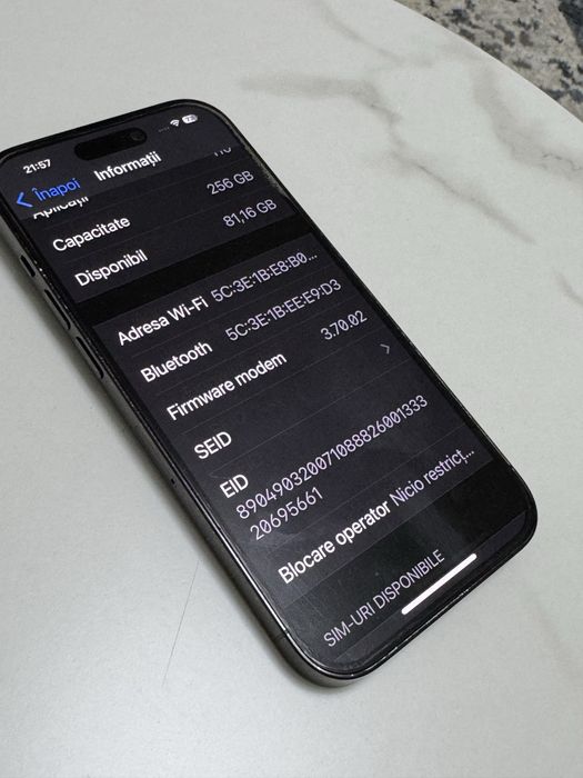 Iphone 14 PRO 256GB Negru