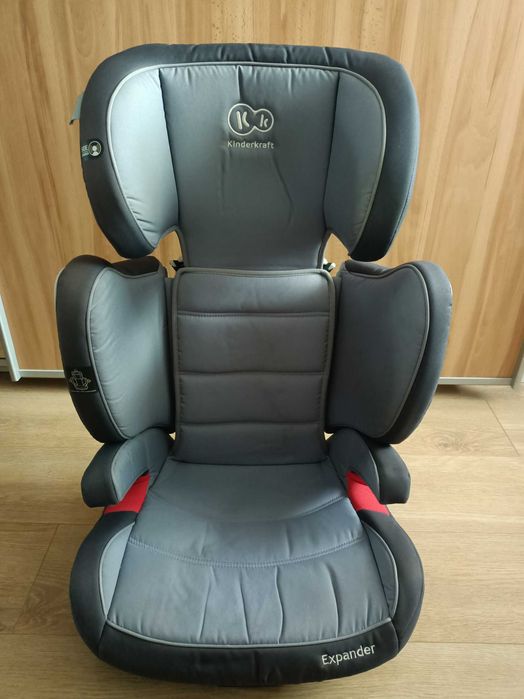 Scaun auto Isofix Kinderkraft Expander, 15-36 kg, gri-negru