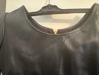 Rochie din piele ecologică, S