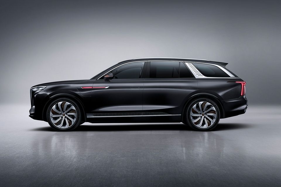 Hongqi E-HS9 премиальный электромобиль
