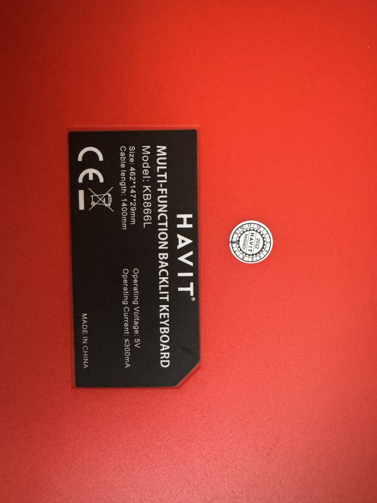 Клавиатура Havit KB866L Multi-Function RGB Backlit с подсветкой