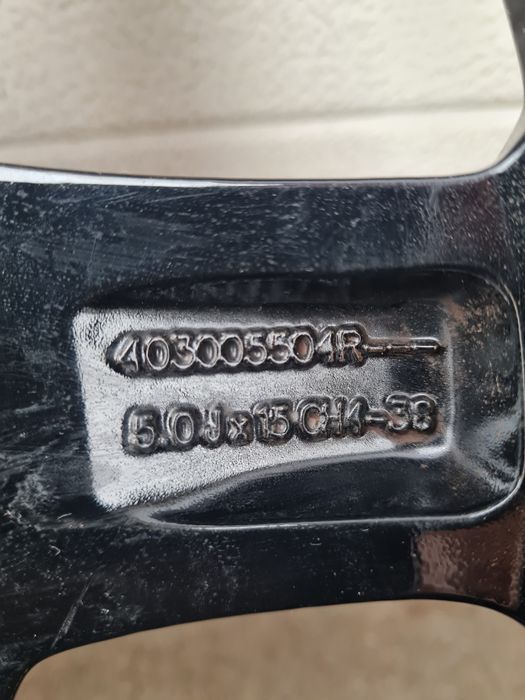 Оригинални джанти за РЕНО RENAULT С.П R15 4x100 ET36/38 5/5.5J