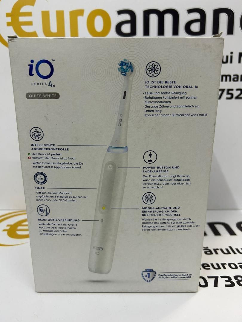 Oral-B iO Series 4 Periuta de dinti electrica cu Cronometru, -N-