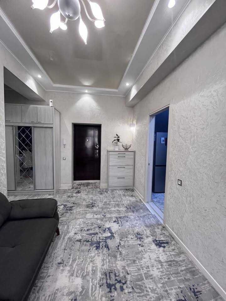 2-комнатная студия в Tashkent City Boulevard: 53.8м² с меб+тех!`