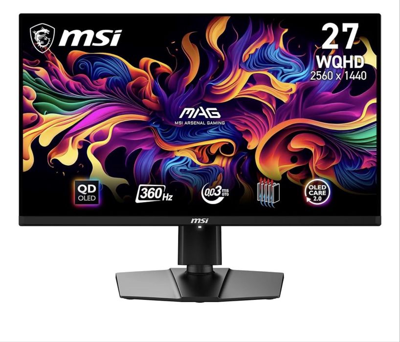 MSI MAG 271QPX QD-OLED 26.5 Inch 360hz